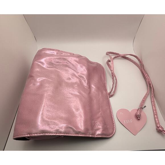 IT Cosmetics Roll-up Makeup Storage Travel Bag Zip Pouch Iridescent Pink - Picture 6 of 11